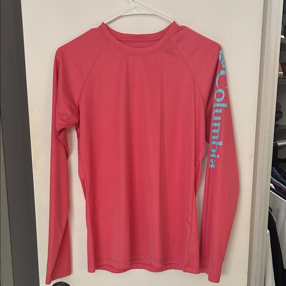 Columbia Coral Long Sleeve Shirt with Logo